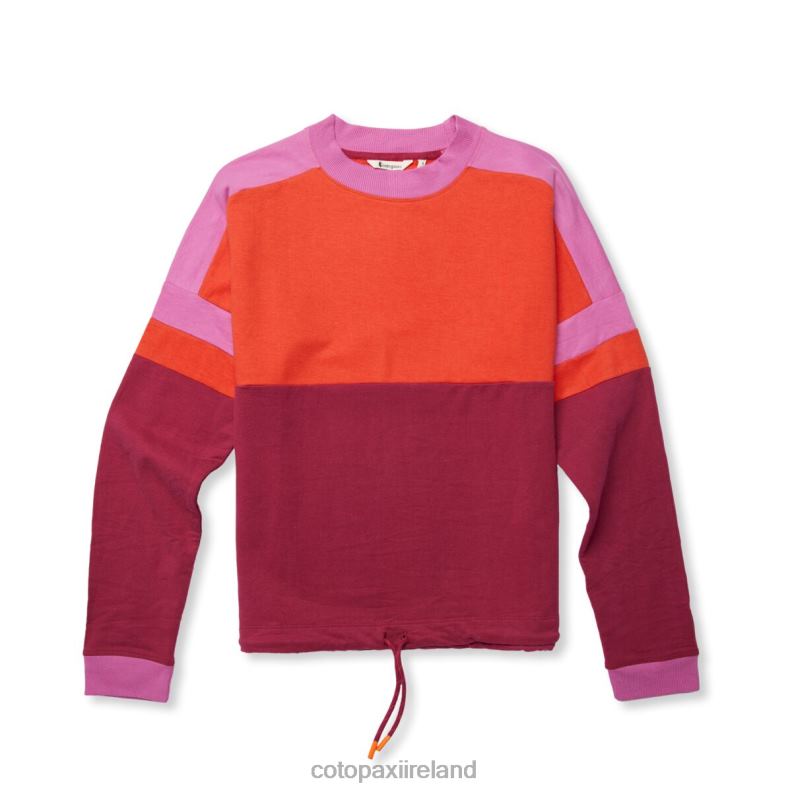 Bandera Sweatshirt Women Cotopaxi Canyon/Raspberry VPHP454 Clothing
