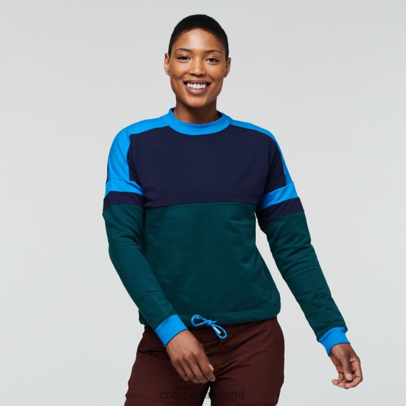 Bandera Sweatshirt Women Cotopaxi Maritime/Deep Ocean VPHP456 Clothing