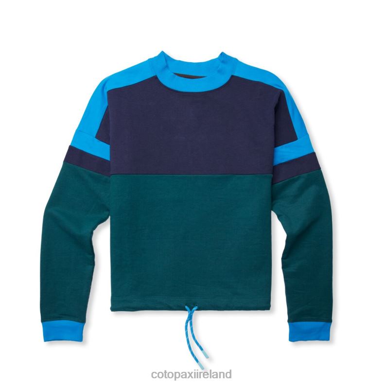 Bandera Sweatshirt Women Cotopaxi Maritime/Deep Ocean VPHP456 Clothing
