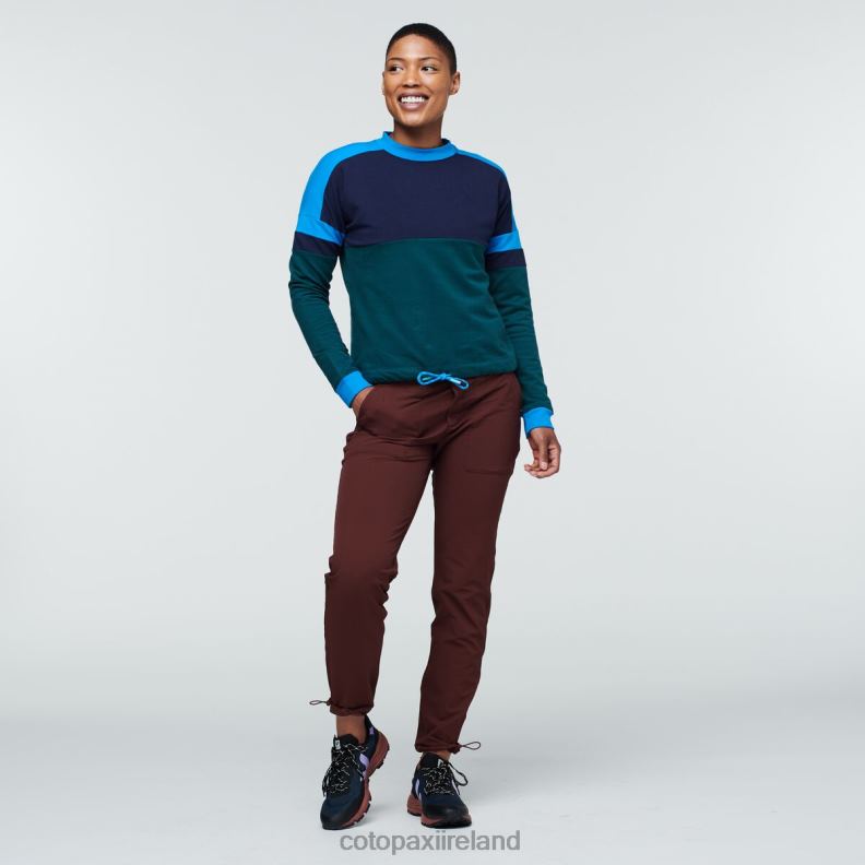 Bandera Sweatshirt Women Cotopaxi Maritime/Deep Ocean VPHP456 Clothing