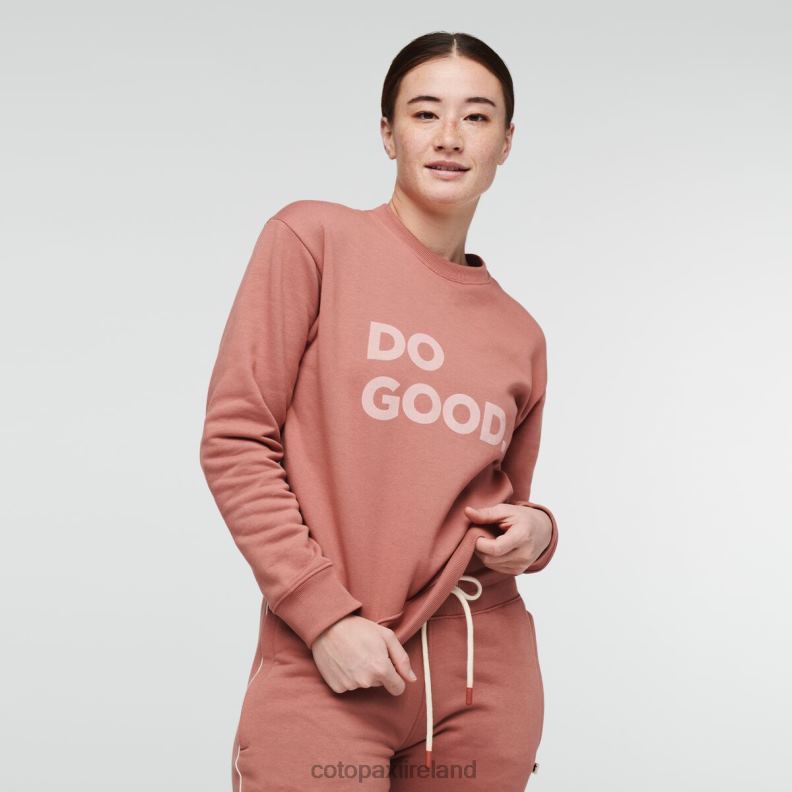 Do Good Crew Sweatshirt Women Cotopaxi Earthen VPHP464 Clothing