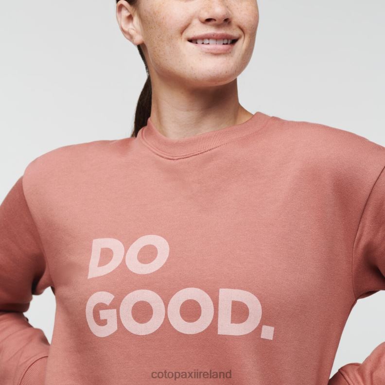 Do Good Crew Sweatshirt Women Cotopaxi Earthen VPHP464 Clothing