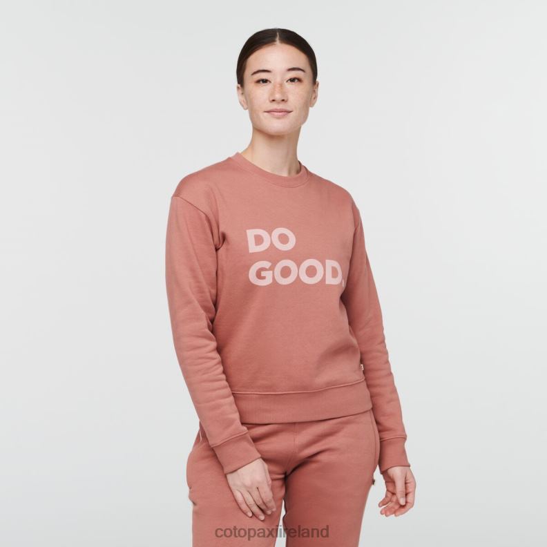 Do Good Crew Sweatshirt Women Cotopaxi Earthen VPHP464 Clothing