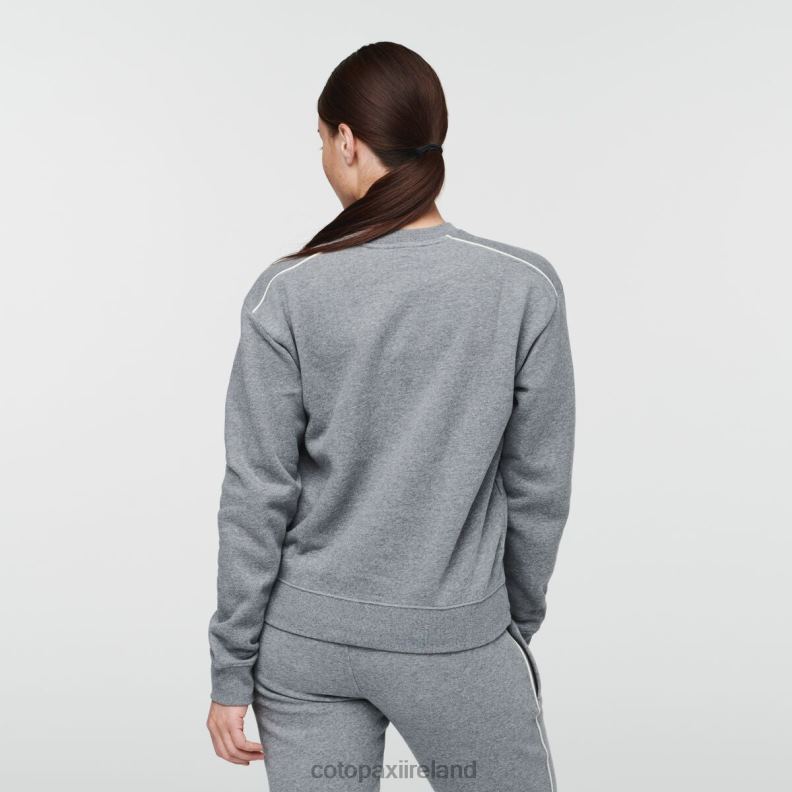 Do Good Crew Sweatshirt Women Cotopaxi Heather Grey VPHP460 Clothing