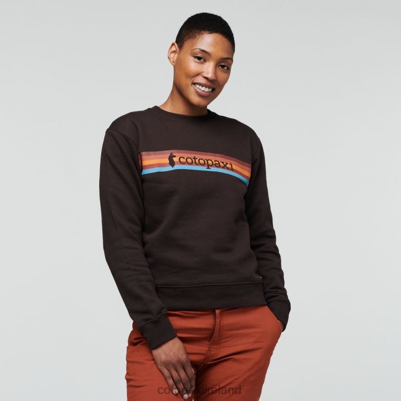On The Horizon Organic Crew Sweatshirt Women Cotopaxi Cavern VPHP465 Clothing