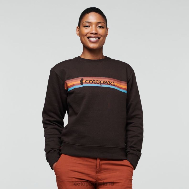 On The Horizon Organic Crew Sweatshirt Women Cotopaxi Cavern VPHP465 Clothing
