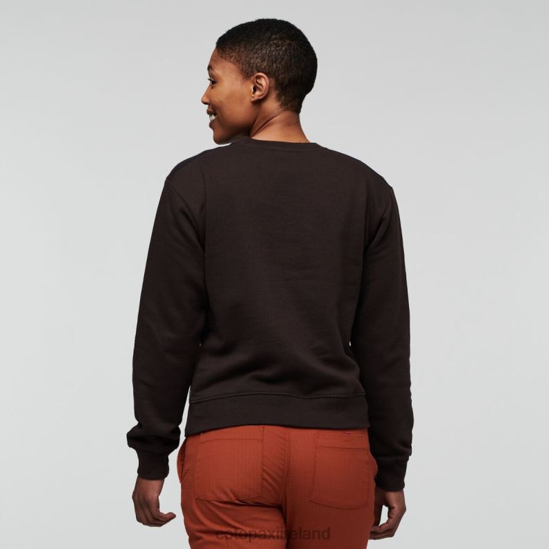 On The Horizon Organic Crew Sweatshirt Women Cotopaxi Cavern VPHP465 Clothing