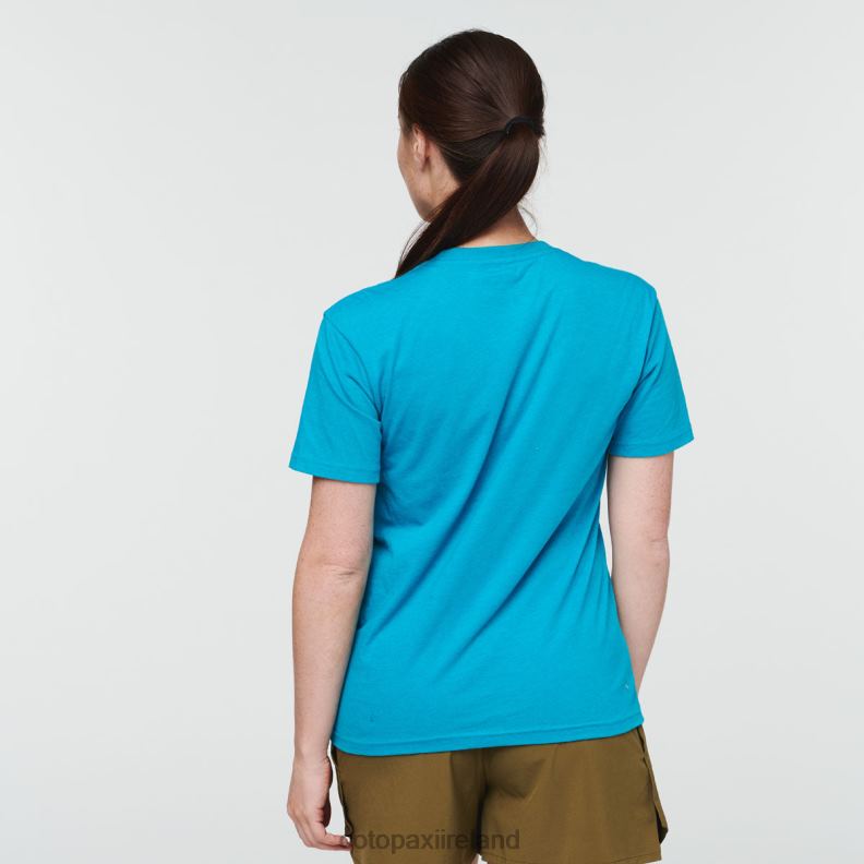 Do Good Repeat T-Shirt Women Cotopaxi Mineral Blue VPHP469 Clothing