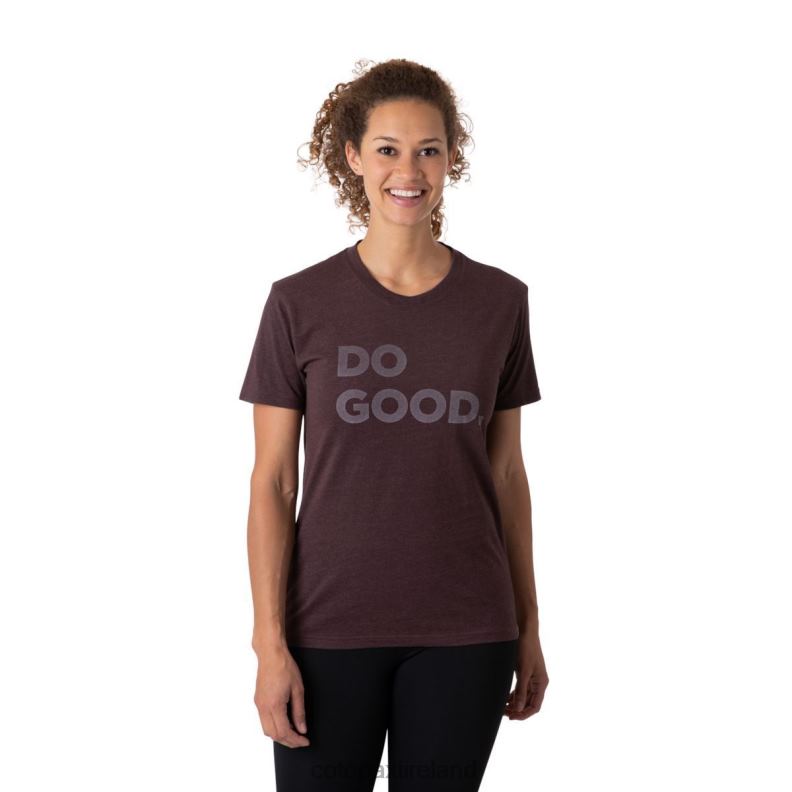 Do Good T-Shirt Women Cotopaxi Black Iris VPHP471 Clothing