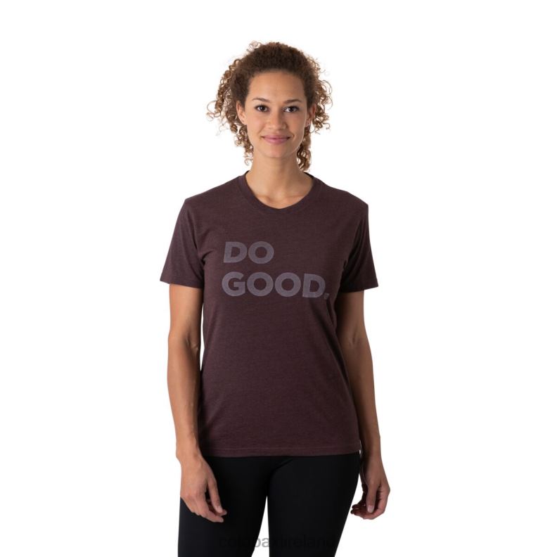 Do Good T-Shirt Women Cotopaxi Black Iris VPHP471 Clothing