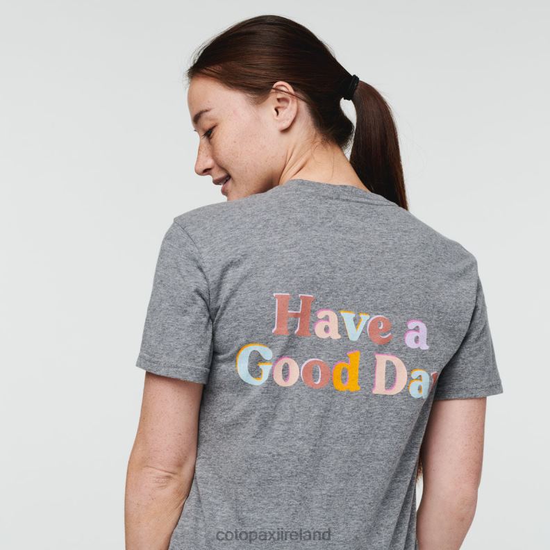 Have a Good Day T-Shirt Women Cotopaxi Heather Grey VPHP468 Clothing