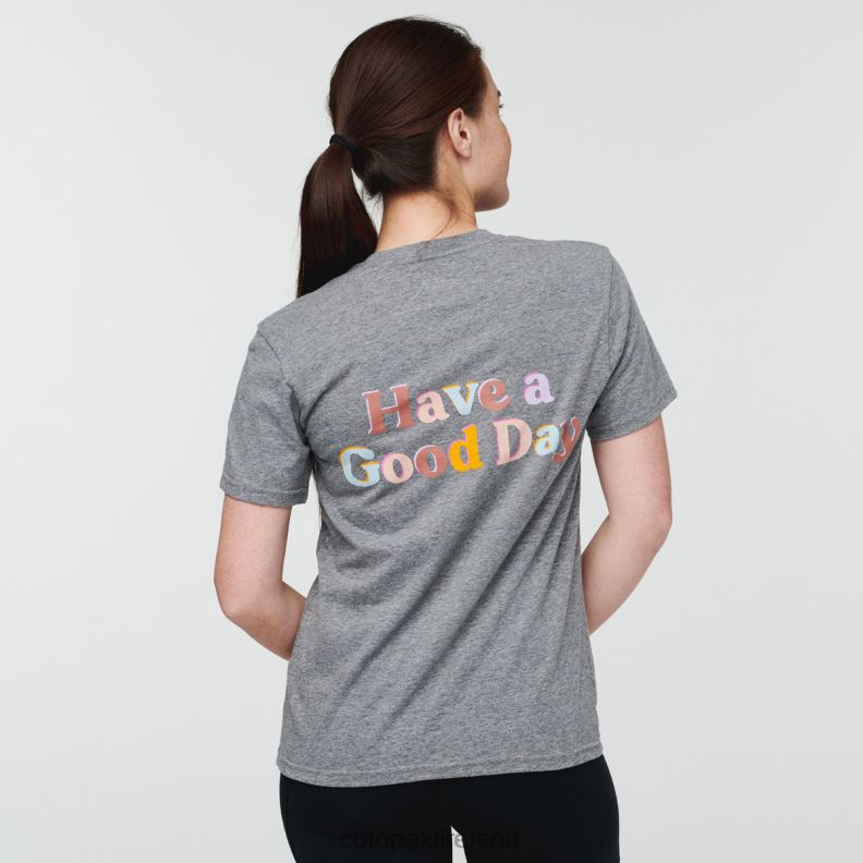Have a Good Day T-Shirt Women Cotopaxi Heather Grey VPHP468 Clothing