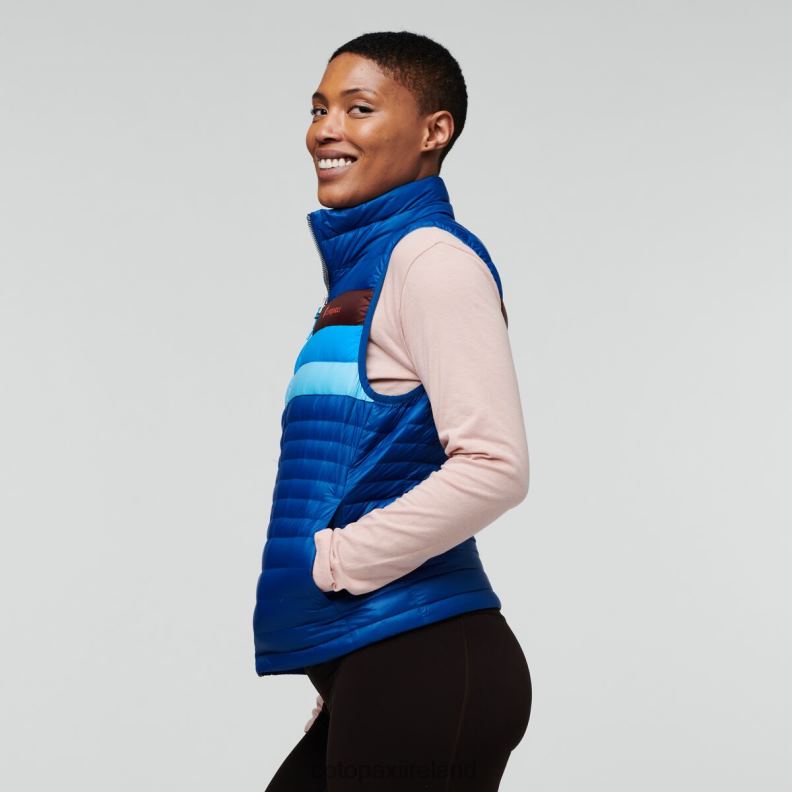 Fuego Down Vest Women Cotopaxi Pacific Stripes VPHP444 Clothing