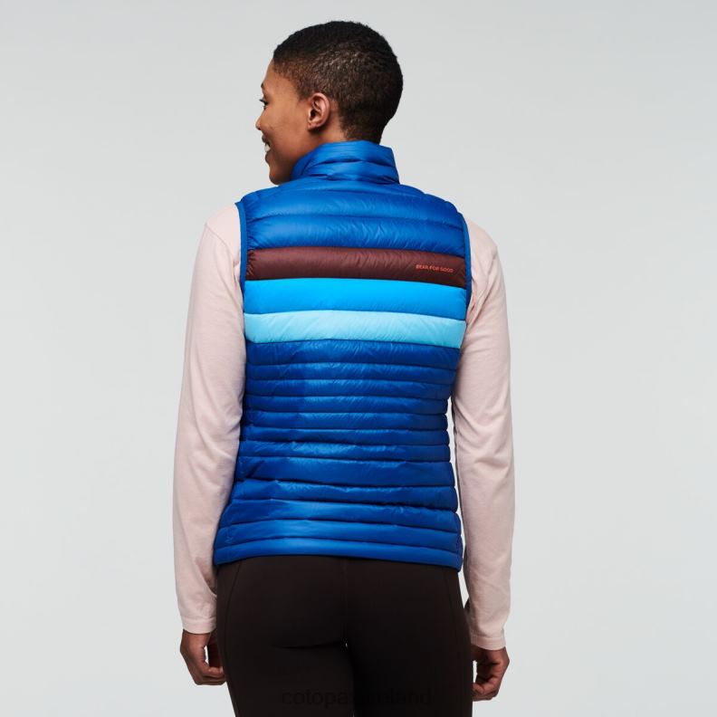 Fuego Down Vest Women Cotopaxi Pacific Stripes VPHP444 Clothing