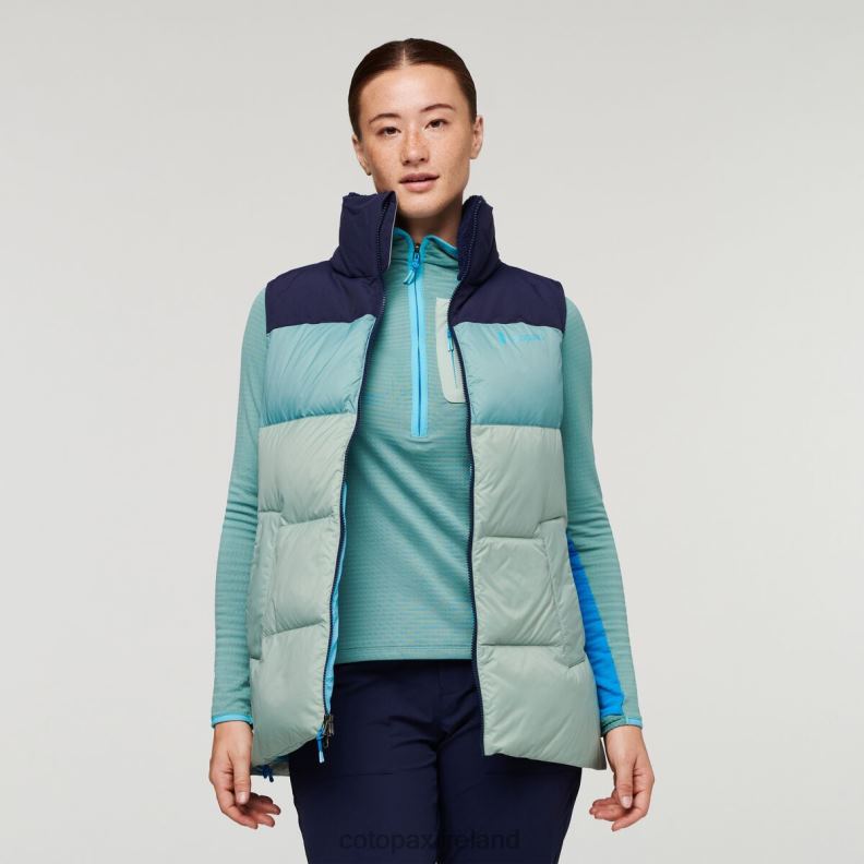 Solazo Down Vest Women Cotopaxi Maritime/Silver Leaf VPHP452 Clothing