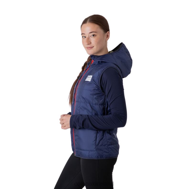 Teca Calido Hooded Vest Women Cotopaxi Olive Oil VPHP451 Clothing